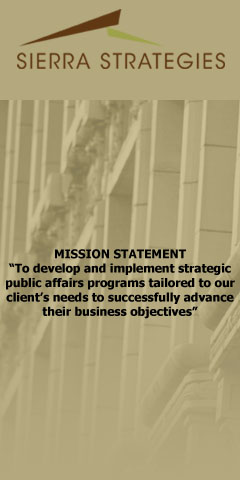 Lobbying and consulting services based on a common sense and straightforward approach.